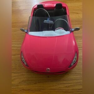 Barbie convertible car toy